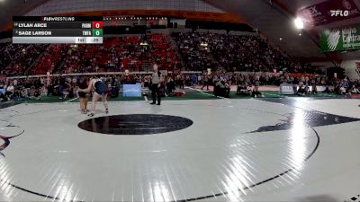 G 185 lbs Cons. Round 2 - Sage Larson, Twin Falls vs Lylah Arce, Parma