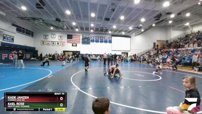 120 lbs Round 1 - Kade Janzen, Cowboy Kids WC vs Kael Rose, High Plains Thunder