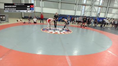 144 lbs 5th Place Match - Malachi Hoff, Inland Northwest Wrestling Training Center vs Jacob Alcala, Washington