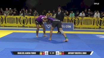 Anthony Yudestir S. Singh vs Brian Joel Almeida Torres 2025 Pan IBJJF Jiu-Jitsu No-Gi Championship