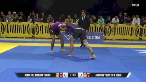 Anthony Yudestir S. Singh vs Brian Joel Almeida Torres 2025 Pan IBJJF Jiu-Jitsu No-Gi Championship