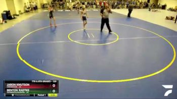 120 lbs Semifinal - Benton Radtke, Zumbrota/Mazeppa vs Jaron Knutson, Crookston