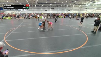 107 lbs Champ. Round 1 - Jasmin Lim, Unattached vs Lillian Kendel, The Barn LLC