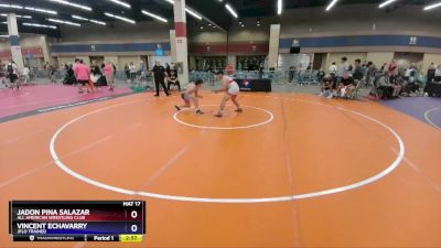 157 lbs Cons. Round 7 - Jadon Pina Salazar, All American Wrestling Club vs Vincent Echavarry, Jflo Trained