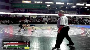 113 lbs 1st Place Match - Jeremiah Gonzalez, Meridian vs Vincent Contreras, Nampa