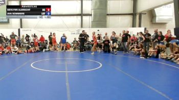 56 lbs Rr Rnd 4 - Devlynn Albrecht, Badger Girls Elite - W vs Ava Sommers, Lady Warriors United - W