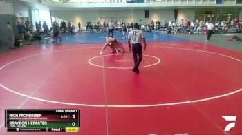 197 lbs Cons. Round 1 - Rich Fronheiser, King`s College (Pennsylvania) vs Braydon Herbster, Thiel College