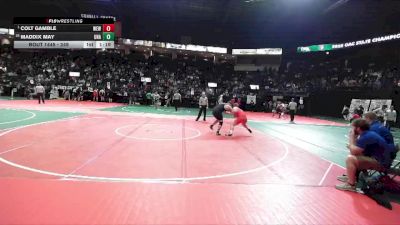 249 lbs Quarterfinal - Colt Gamble, WEWA vs Maddix May, Unattached