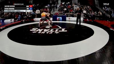 80kg Semifinal - Jacob Kozak, Saskatoon Junior Huskies vs Evan Henrie, Strathcona Wrestling Club