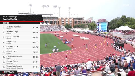High School Girls' 400m 4A, Finals 1