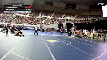 165-D4 Semifinal - Jaxon Hone, Wickenburg High School vs HADLEY PORTER, Mogollon High School