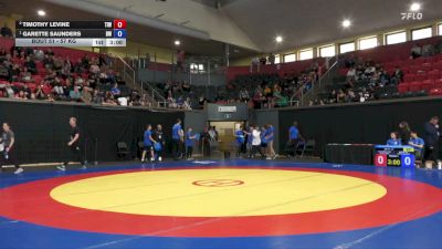 57 kg 1st Place Match - Timothy Levine, Team Impact WC vs Garette Saunders, Brock WC