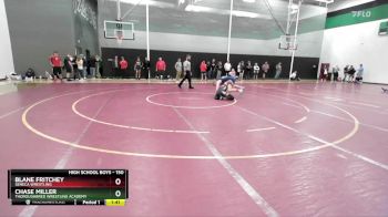 150 lbs Cons. Round 2 - Blane Fritchey, Seneca Wrestling vs Chase Miller, Thoroughbred Wrestling Academy