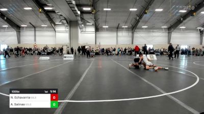 100 lbs Rr Rnd 1 - Nathaniel Echavarria, Salem Elite Mat Club vs Atticus Salinas, Gold Rush Wrestling