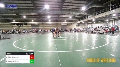 150 lbs Quarterfinal - Parker Martinez, Davis Youth Wrestling Club vs Payton Maggard, Claremore Wrestling Club