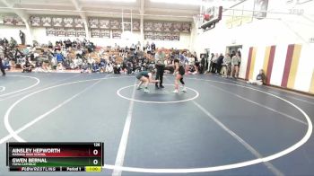 126 lbs Cons. Round 2 - Gwen Bernal, Yuma Catholic vs Ainsley Hepworth, Marana High School