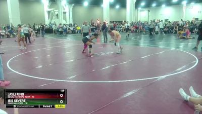 125 lbs Round 5 (8 Team) - Isis Severe, MIAMI ALLSTARS vs Jayli Ring, SEAAU National Team