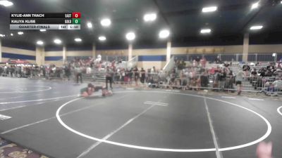 101 lbs Quarterfinal - Kylie-Ann Thach, Eastvale Elite WC vs Kaliya Klise, Gold Rush Wr Ac