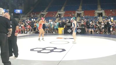 115 lbs Champ. Rd Of 128 - Isabella Crompton, Michigan vs Adrianna Giaquinto, Tennessee