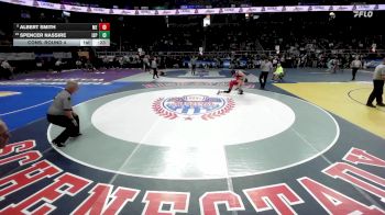 I-165 lbs Cons. Round 4 - Albert Smith, Maine-Endwell vs Spencer Nassire, Islip