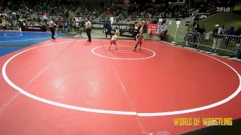 46 lbs Consi Of 16 #1 - Kyng Walker, HURRICANE WRESTLING ACADEMY vs Syrus Bazer, Nebraska Wrestling Academy