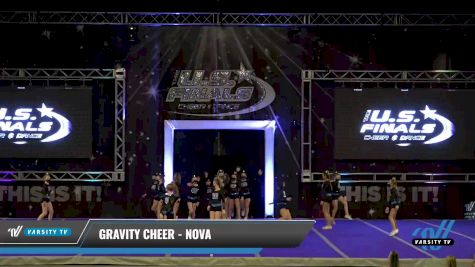 Gravity Cheer - Nova [2021 L1.1 Youth - PREP - Medium Day 1] 2021 The U.S. Finals: Ocean City