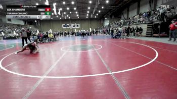130 lbs Cons. Round 2 - Texiera Claudio, Edmond North vs Lea Chambers, Francis Howell