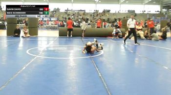 80 lbs 3rd Place - Gavin Davis, Ohio United - MS vs Nico Schneider, TDWC Maniacs Blue - MS