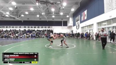 175 lbs Cons. Round 4 - Ryan Zendejas, El Toro vs Jack Riggs, Calvary Chapel