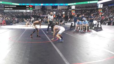 113 lbs Consi Of 16 #1 - Elias Pedroza, Granite Hills (SD) vs Shane Ito, La Costa Canyon (SD)