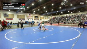 126 Boys Champ. Round 1 - Amir Apekov, Rancho Bernardo vs Isaiah Rosales, Oceanside