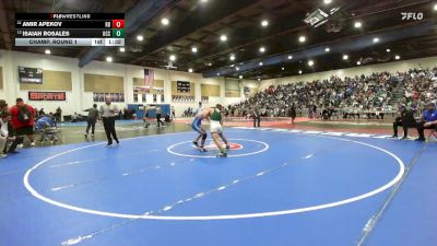 126 Boys Champ. Round 1 - Amir Apekov, Rancho Bernardo vs Isaiah Rosales, Oceanside