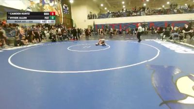 126 lbs Semifinal - Camden Kuntz, Mountain Home vs Ryker Allen, Post Falls