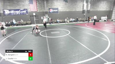 57 lbs Rr Rnd 4 - Kai Sargent, Sutherland Youth Wrestling vs Landyn Coufal, Midwest Destroyers