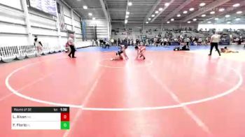 126 lbs Round Of 32 - Lucas Alvan, MA vs Frankie Florio, FL