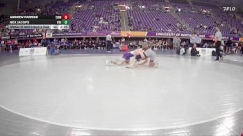 157 lbs Semis & 1st Wrestleback (8 Team) - Andrew Parrish, Cornell College vs Rex Jacops, NYU