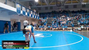 138 lbs Semis & 1st Wb (8 Team) - James Jacobs, Vancleave High School vs Micah Vivian, Tupelo High School