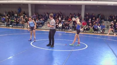 100 lbs Round 3 - Ashton Quintana, Lincoln Standing Bear vs Kendall Brecks, North Platte