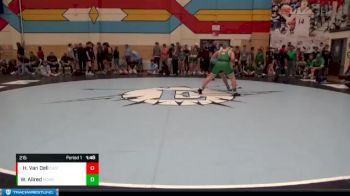 215 lbs Quarterfinal - Hayden Van Dell, Cheyenne East vs Wyatt Allred, Moorcroft