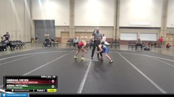 95 lbs Round 2 - Abbigail Meyer, Madison County Youth Wrestling vs Kirra Mitchell, Storm Wrestling