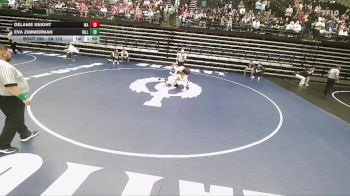 5A 115 lbs Semifinal - Eva Zimmerman, Hillcrest vs Delanie Knight, Wasatch