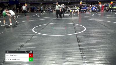 80 lbs Round Of 64 - Lewis Sears, Indiana vs Caleb Hoosier, Hempfield