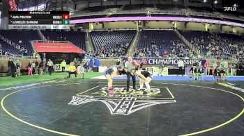 Girls-145 lbs Cons. Round 3 - Lorelei Shrum, North Farmington H.s. Girls vs Ava Pelton, Montague Hs Girls