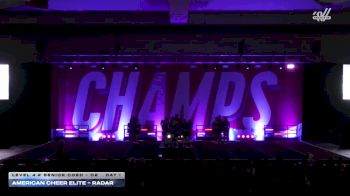 American Cheer Elite - Radar [2025 L4.2 Senior Coed - D2 Day 1] 2025 CHAMPS Grand Nationals