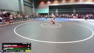 132 lbs Cons. Round 7 - Canon Winn, Burns vs Theodore Young, Whitney