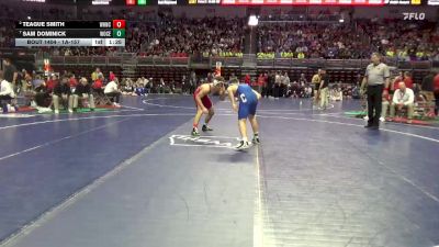 1A-157 lbs Quarterfinal - Sam Dominick, Woodbury Central vs Teague Smith, West Hancock, Britt