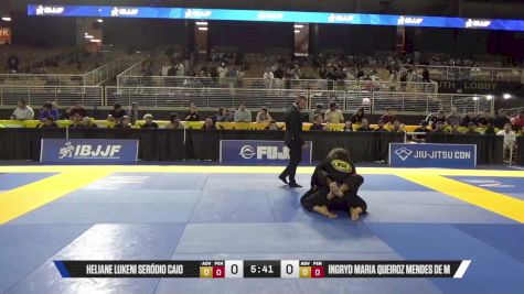 Ingryd Maria Queiroz Mendes De M vs Heliane Lukeni Seródio Caio 2025 Pan Jiu Jitsu IBJJF Championship