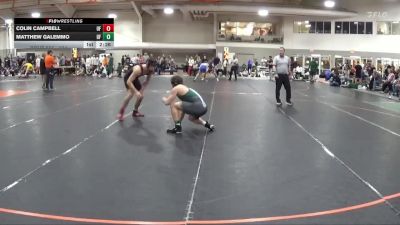 174 lbs Cons. Round 1 - Colin Campbell, Davenport University vs Matthew Galemmo, Tiffin