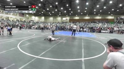 54 lbs Consi Of 8 #1 - Aaron Lowe, No Team vs Owen Newport, Intermountain