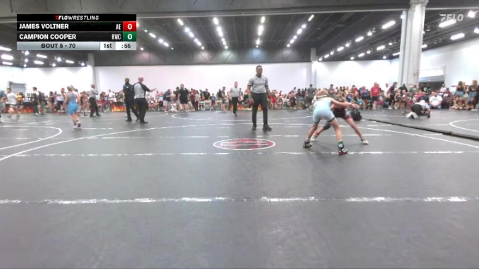 70 lbs Champ. Round 1 - Campion Cooper, Rabbit Wrestling Club vs James ...